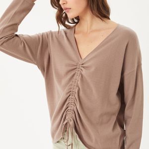 Drawstring Ruched Top